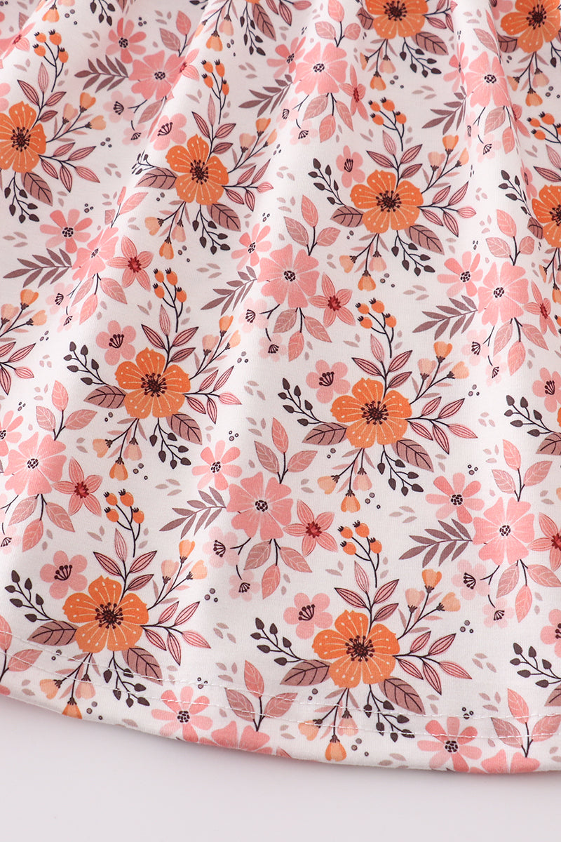 Floral print mom dress - Aaria Tees Aaria Tees