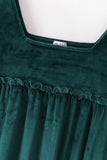 Forest velvet mom&me dress - Aaria Tees Aaria Tees