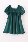 Forest velvet mom&me dress - Aaria Tees Aaria Tees