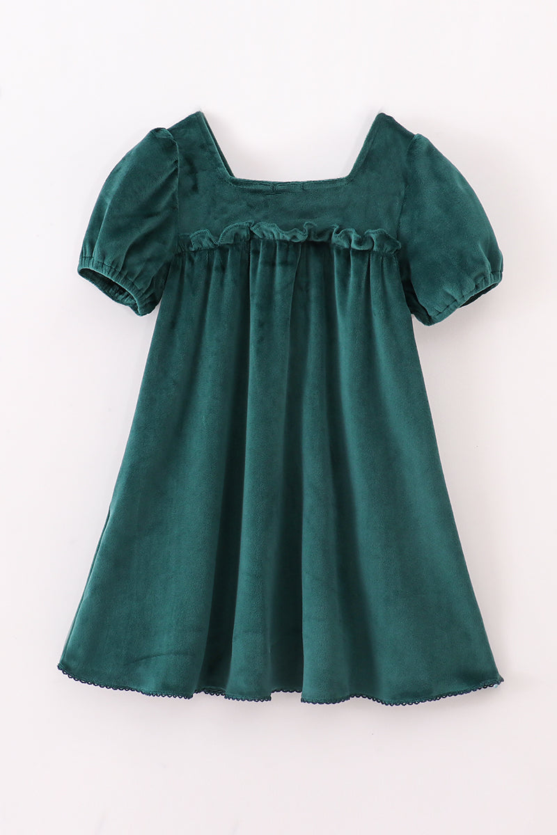 Forest velvet mom&me dress - Aaria Tees Aaria Tees