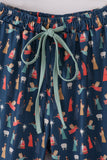 Navy nativity print dad pajamas pants Aaria Tees