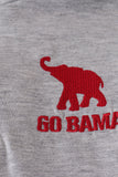Alabama embroidery gingham pullover & pants set - Aaria Tees Aaria Tees