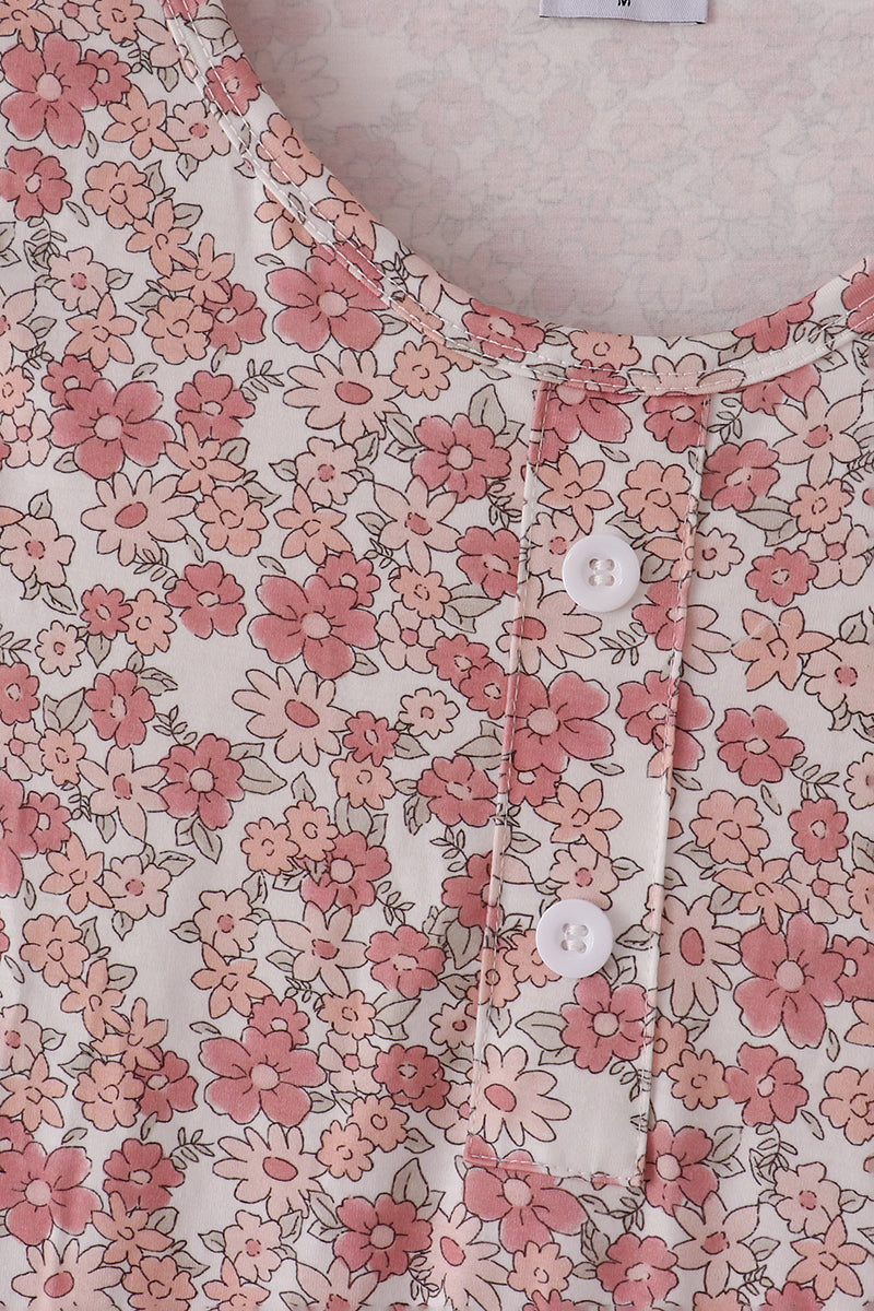 Floral print mom&me dress - Aaria Tees Aaria Tees