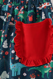 Green dinosaur print mom pajamas pants - Aaria Tees Aaria Tees