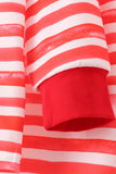 Red stripe character applique pants set - Aaria Tees Aaria Tees