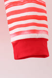Red stripe character applique pants set - Aaria Tees Aaria Tees
