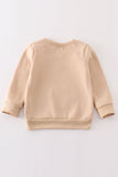Gray thankful fleece mom&me sweatshirt - Aaria Tees Aaria Tees