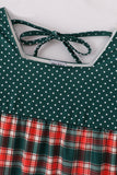 Forest merry christmas plaid mom&me dress - Aaria Tees Aaria Tees