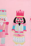 Pink nutcracker embroidery mom&me fleece sweatshirt - Aaria Tees Aaria Tees