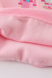 Pink nutcracker embroidery mom&me fleece sweatshirt - Aaria Tees Aaria Tees