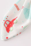Christmas tree car print hair sailor bow - Aaria Tees Aaria Tees