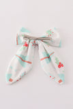 Christmas tree car print hair sailor bow - Aaria Tees Aaria Tees