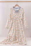 Nutcracker print tiered mom dress - Aaria Tees Aaria Tees