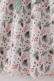 Sage bow tie mom dress - Aaria Tees Aaria Tees