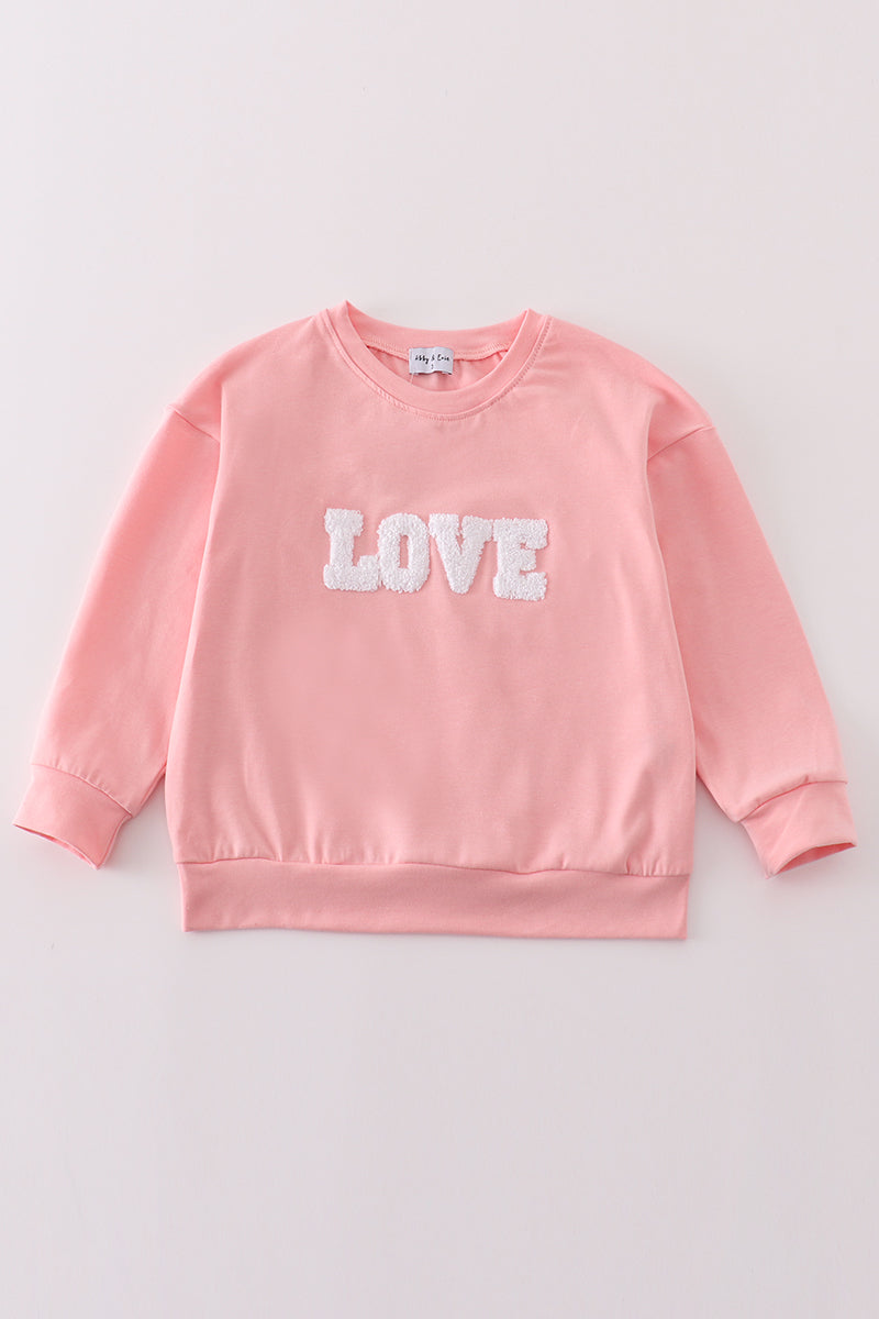 Valentine's day love french knot mom&me top - Aaria Tees Aaria Tees