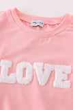 Valentine's day love french knot mom&me top - Aaria Tees Aaria Tees