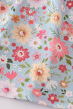 Green daisy print mom&me dress - Aaria Tees Aaria Tees
