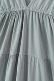 Blue tiered mom dress - Aaria Tees Aaria Tees