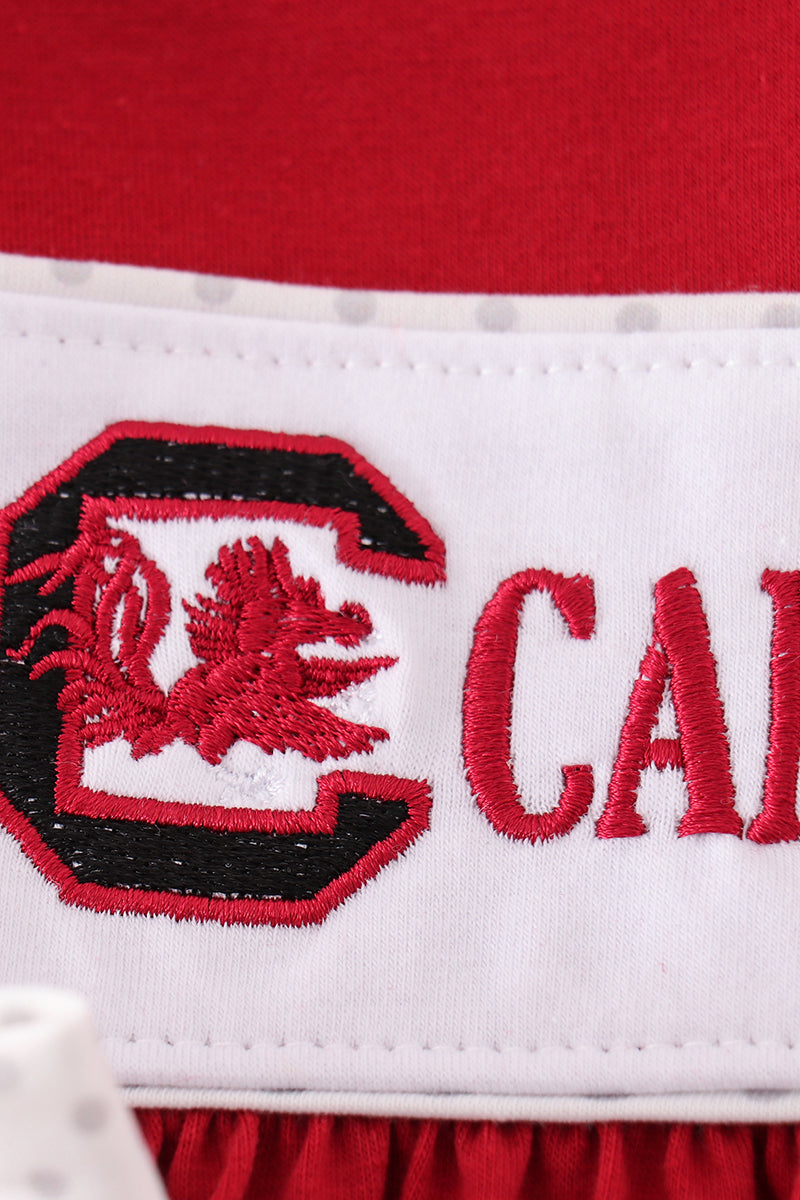 [MISSPELL Gamecocks] Gamecocks embroidery girl dress - Aaria Tees Aaria Tees