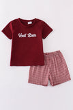 Maroon Hail State embroidery set - Aaria Tees Aaria Tees