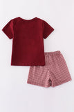 Maroon Hail State embroidery set - Aaria Tees Aaria Tees