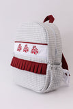 Mississippi state bulldogs embroidery girl backpack - Aaria Tees Aaria Tees