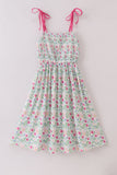 Meadow delight smocked mom dress - Aaria Tees Aaria Tees
