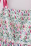 Meadow delight smocked mom dress - Aaria Tees Aaria Tees