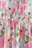 Blossom bliss smocked mom dress - Aaria Tees Aaria Tees