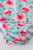 Blushing rose garden print mom swimsuit - Aaria Tees Aaria Tees