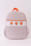 Clemson university embroidery boy backpack - Aaria Tees Aaria Tees