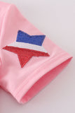 Pink star sequin mom&me top - Aaria Tees Aaria Tees