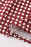 Mississippi MSU embroidery smocked gingham dress - Aaria Tees Aaria Tees