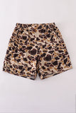Brown camouflage print dad&me shorts - Aaria Tees Aaria Tees