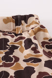 Brown camouflage print dad&me shorts - Aaria Tees Aaria Tees