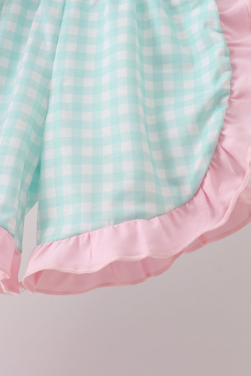 Pink Strawberry Applique Knit Set - Aaria Tees Aaria Tees