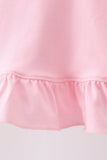 Pink Strawberry Applique Knit Set - Aaria Tees Aaria Tees