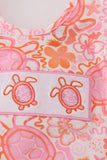 Pink Floral Ruffle Bloomer Set Aaria Tees