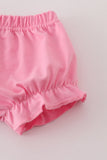 Pink Floral Ruffle Bloomer Set Aaria Tees
