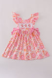Pink Floral Dress Aaria Tees
