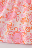 Pink Floral Dress Aaria Tees