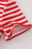 Red Georgia bulldog sequin stripe shorts set - Aaria Tees Aaria Tees
