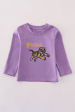 Purple gold LSU geaux tiger sequin top - Aaria Tees Aaria Tees