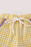 Purple gold LSU geaux tiger sequin set - Aaria Tees Aaria Tees