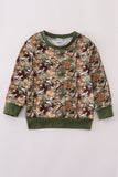 Camo leave dad&me sweatshirt - Aaria Tees Aaria Tees