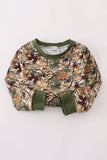 Camo leave dad&me sweatshirt - Aaria Tees Aaria Tees