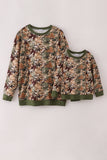 Camo leave dad&me sweatshirt - Aaria Tees Aaria Tees