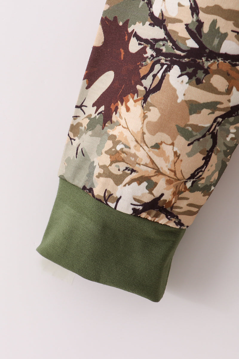 Camo leave dad&me sweatshirt - Aaria Tees Aaria Tees