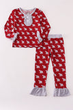 Alabama roll tide elephant print bamboo pajamas set - Aaria Tees Aaria Tees