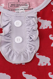 Alabama roll tide elephant print bamboo pajamas set - Aaria Tees Aaria Tees